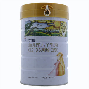 百跃幼儿配方羊乳粉（12-36月龄，3段）