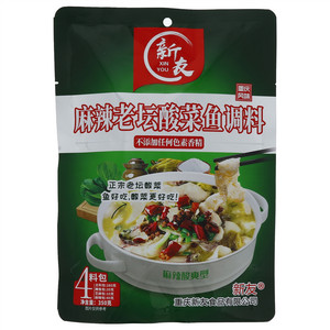 新友麻辣酸爽型老坛酸菜鱼调料
