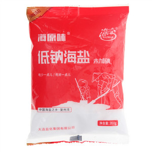 HAIWAN海湾海原味未加碘低钠海盐