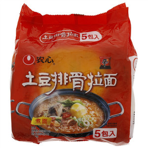 农心土豆排骨拉面