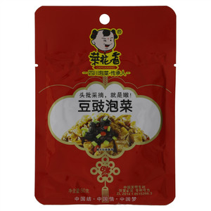 菜花香豆豉泡菜50克