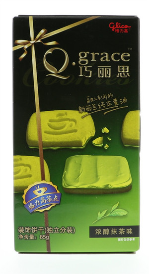 格力高巧丽思浓醇抹茶味装饰饼干85g