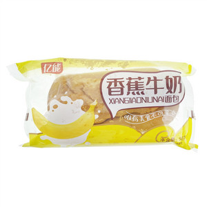 亿能香蕉牛奶面包