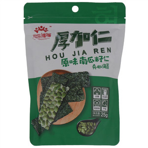 欢乐禧禧厚加仁原味南瓜籽仁夹心海苔