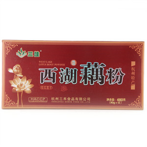 三佳桂花莲子西湖藕粉（盒）480g