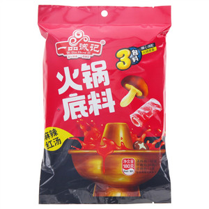 YIPINGCHENGJI一品诚记麻辣红汤火锅底料