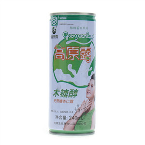 高原露木糖醇无蔗糖杏仁露（植物蛋白饮料）果汁饮料