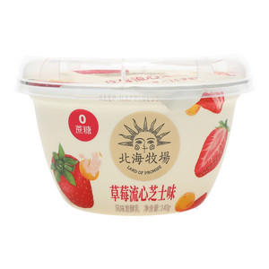 北海牧场草莓流心芝士味 风味发酵乳
