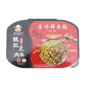 龚小康便当酸豇豆肉末自热米饭