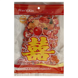 万义新双喜水果糖