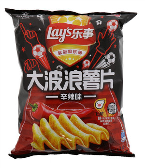 乐事大波浪薯片辛辣味145克