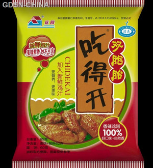 嘉园吃得开双胞胎香辣鸡翅方便面