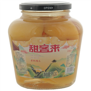 甜客来黄桃罐头