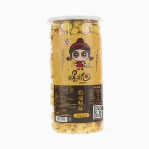 热烈奶油甜味爆米花