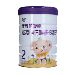 优博金爱嘉较大婴儿配方奶粉（6-12个月龄，2段）