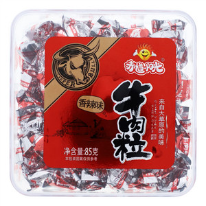 85G香辣牛肉粒（四方盒）