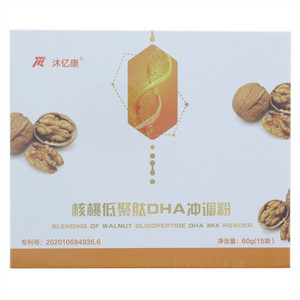 沐亿康牌核桃低聚肽DHA冲调粉