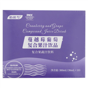 佰诺兮蔓越莓葡萄复合果汁饮品