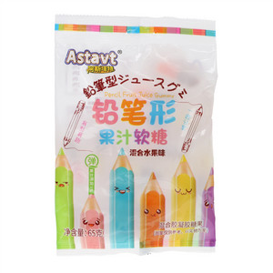 Astavt阿斯塔特混合水果味铅笔形果汁软糖