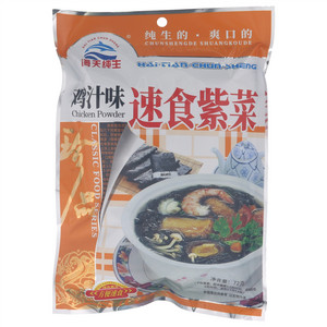 海天纯生鸡汁味速食紫菜