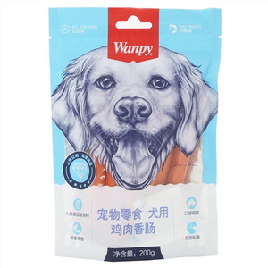 wanpy宠物零食犬用鸡肉香肠