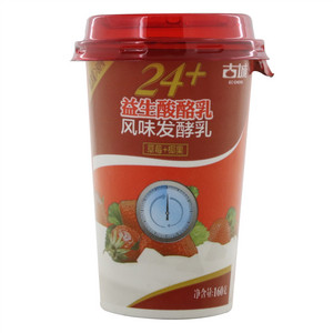 古城益生酸酪乳草莓+椰果（风味发酵乳）