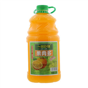 一品云台果肉多益生菌甜橙复合果汁饮料