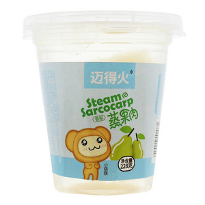 迈得火香梨蒸果肉