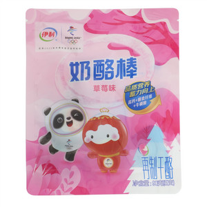 伊利伊家好双层奶酪棒草莓味