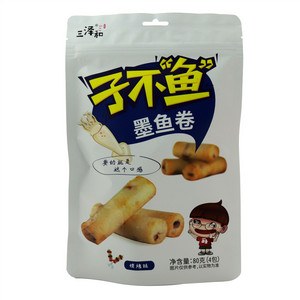 三泽和子不鱼烧烤味墨鱼卷80克