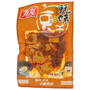 有友香菇豆干香辣味100g