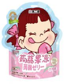 果汁蒟蒻果冻（白桃味）120克袋装