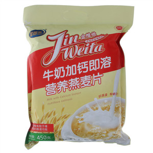 金惟他牛奶加钙即溶营养燕麦片