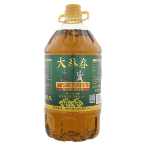 大秦春100%汉中压榨香浓菜籽油