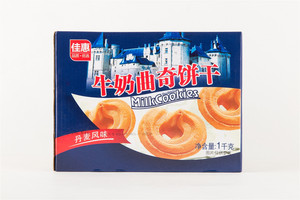 佳惠牛奶曲奇饼干1000g