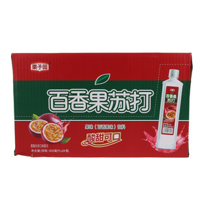 栗子园百香果味百香果苏打果味饮料