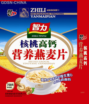 智力(智强)核桃高钙营养燕麦片_700克