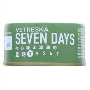 VETRESKA未卡金枪鱼 扇贝七天心情猫罐头