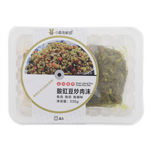 小森兔鲜厨咸香微辣酸豇豆炒肉沫