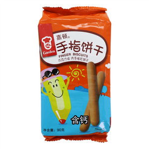 嘉顿巧克力味手指饼干（含钙）仿手指形饼干