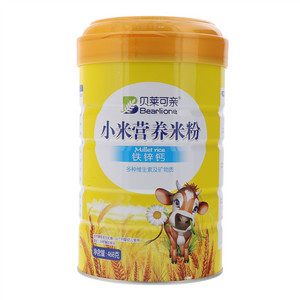 贝莱可亲铁锌钙小米营养米粉
