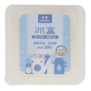 小七冰盒原味牛乳冰淇淋