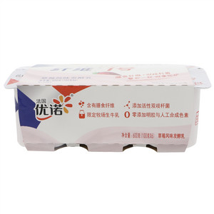 优诺纤维+14号草莓风味发酵乳