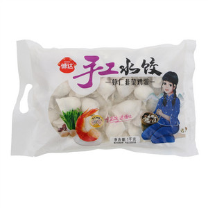 慷达虾仁韭菜鸡蛋手工水饺