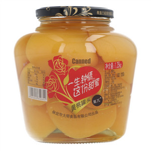 果兀黄桃罐头