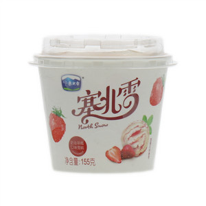 塞北雪牛奶草莓口味雪糕