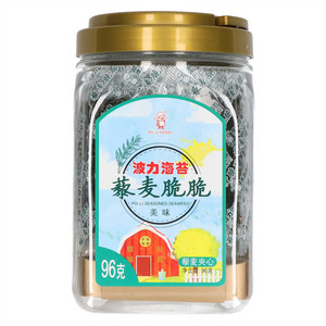 PO-LI FOODS波力海苔藜麦脆脆(藜麦夹心海苔)