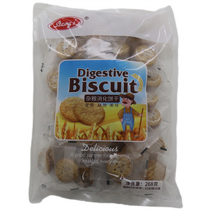 Staoqi红麦麩消化饼（原味） 果仁杂粮饼