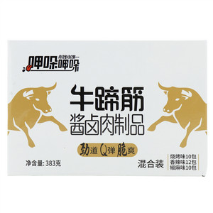 傻二哥食品呷哚呷哚牛蹄筋酱卤肉制品混合装