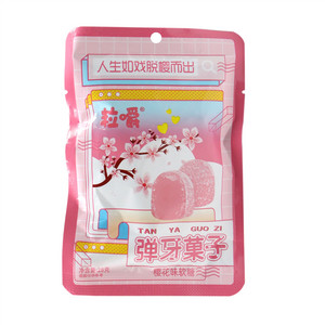 粒嚼弹牙菓子（樱花味